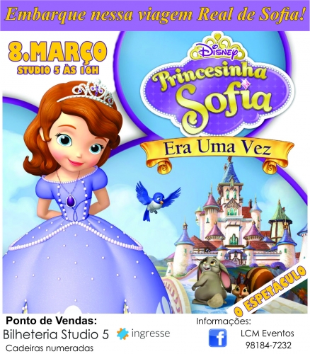 Ingresso Ingressos A Princesa Sofia – O Musical