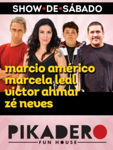 Ingresso Ingressos SHOW DE SÁBADO COM MARCIO AMÉRICO, MARCELA LEAL, VICTOR AHMAR & ZÉ NEVES